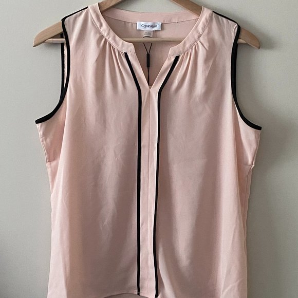 Pink Calvin Klein pink blouse - Picture 1 of 3